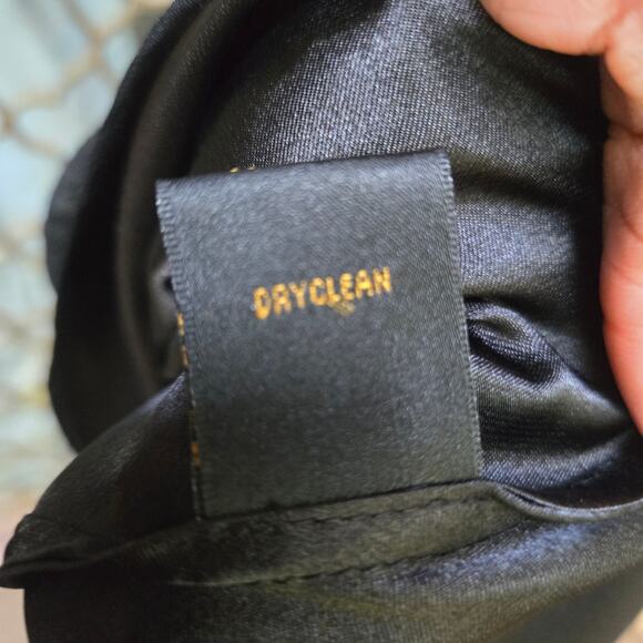 Donna Ricco Vtg Y2K Whimsigoth Fairy Grunge Sheer Silk Lace Babydoll Dress 10P - Picture 9 of 12